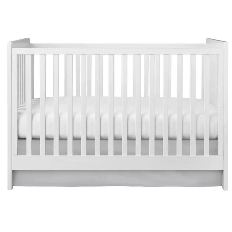 Jlika – Crib Skirt For Baby Bed, Gray