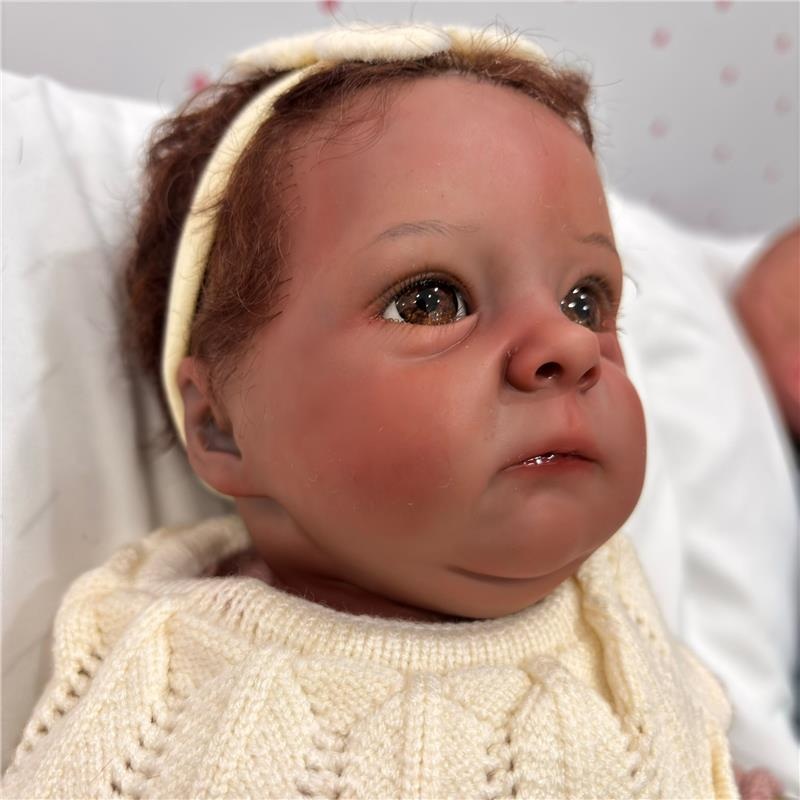 Reborn Baby Doll – African American Vinyl, Gael