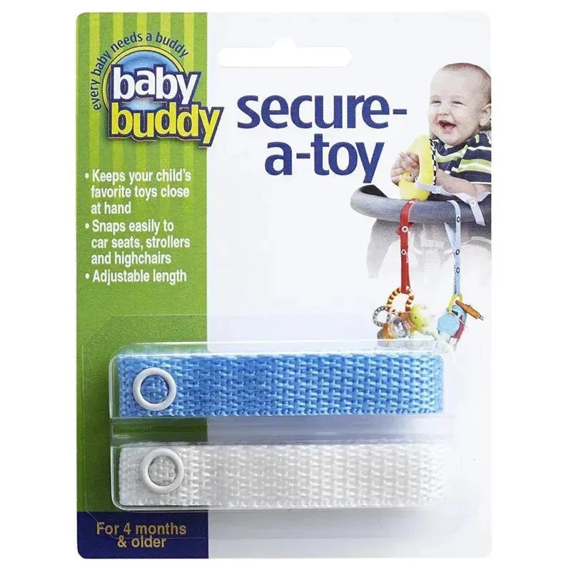 Baby Buddy – Secure A Toy Tether, Blue/White