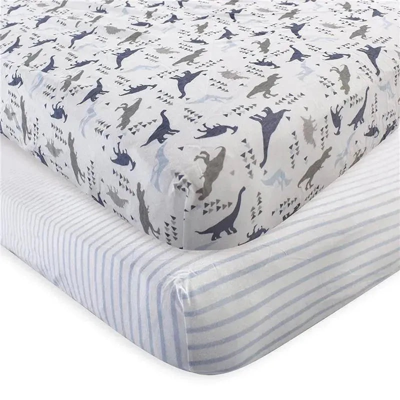 Baby Vision – Unisex Baby Organic Cotton Crib Sheet, Dino