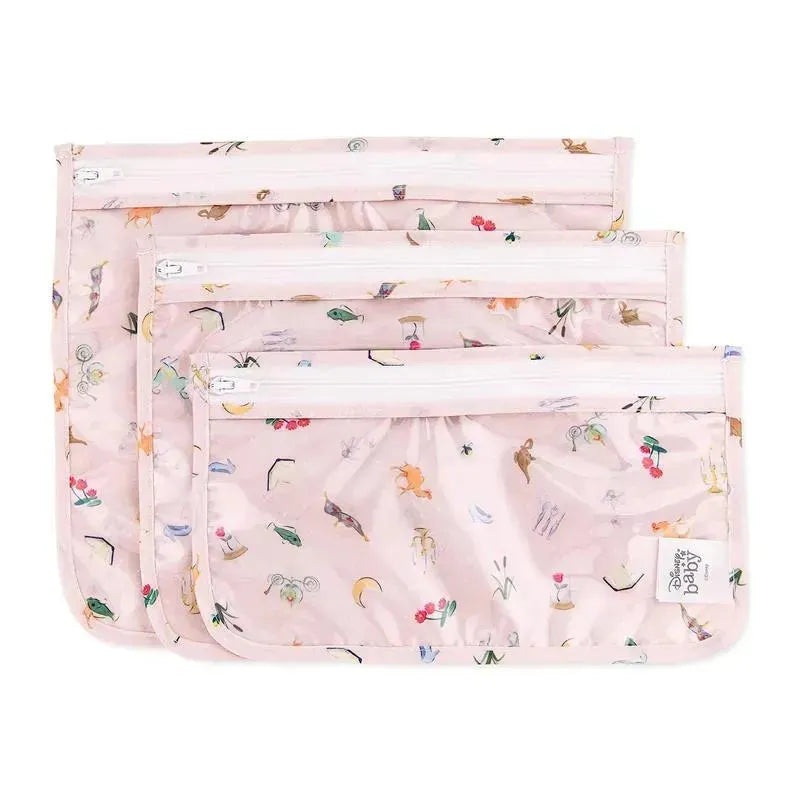 Bumkins – 3Pk Disney Clear Travel Bag, Princess Magic