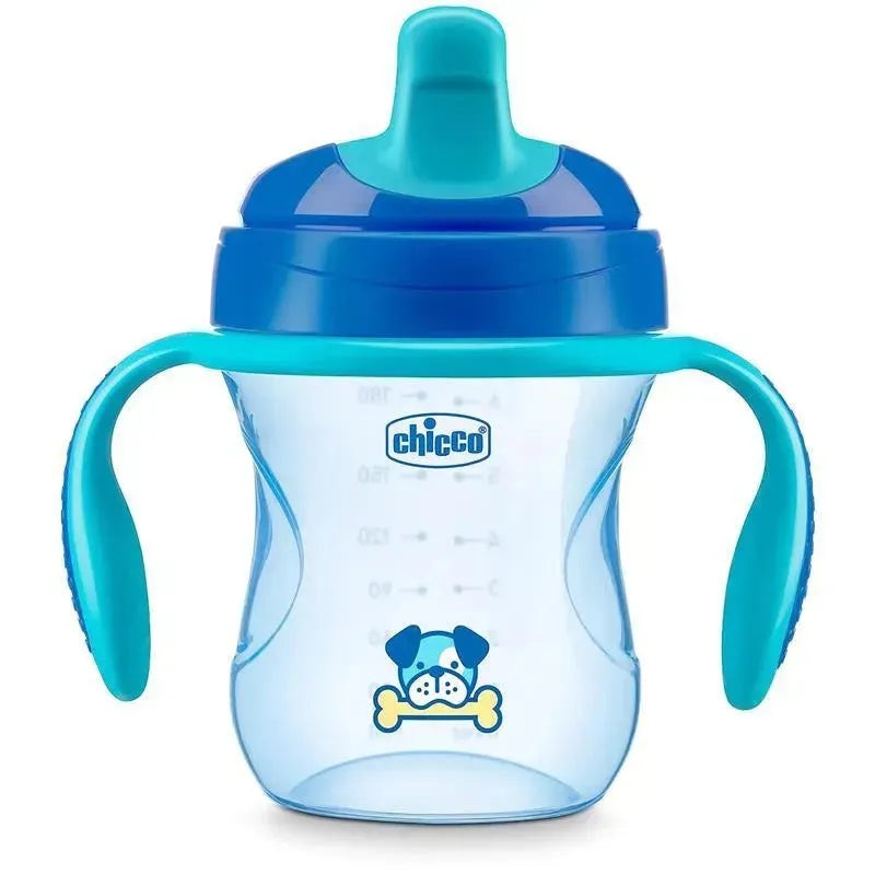 Chicco Feeding – Semi-Soft Spout Trainer Sippy Cup 6M+ | Blue