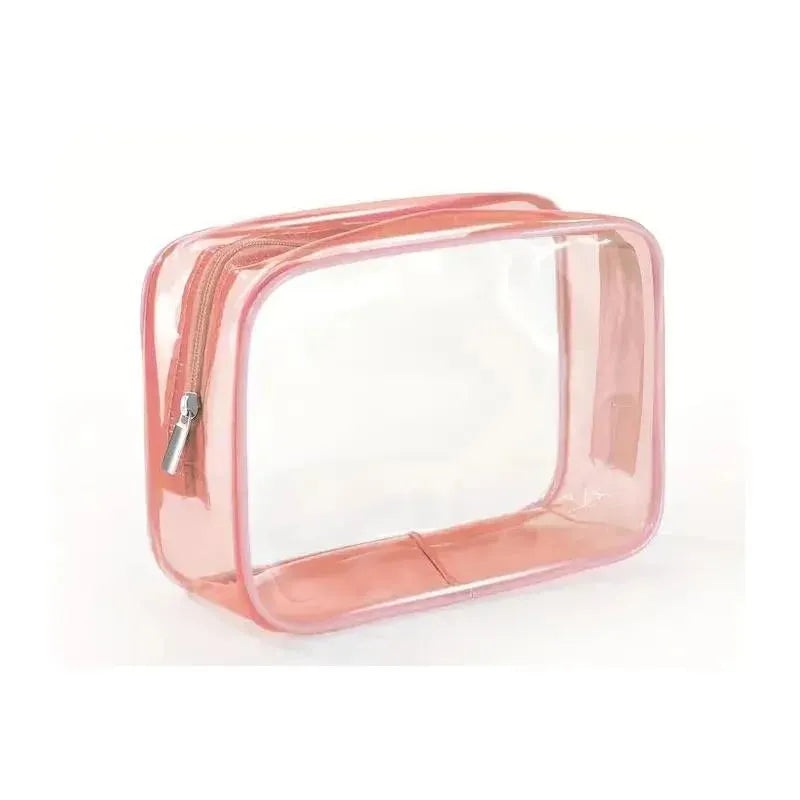 Macrobaby – Clear Pink Zipper Pencil Storage Bag