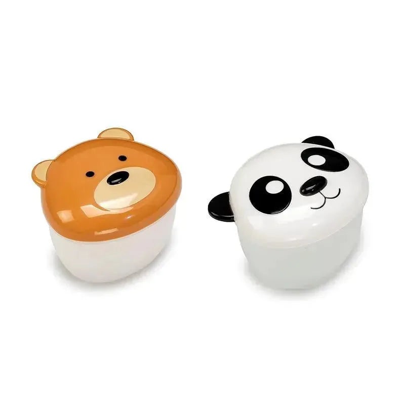 Melii – 2Pk Bear & Panda Snack Container