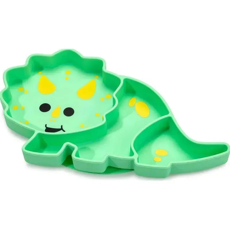 Melii – Divided Silicone Suction Plate, Dinosaur