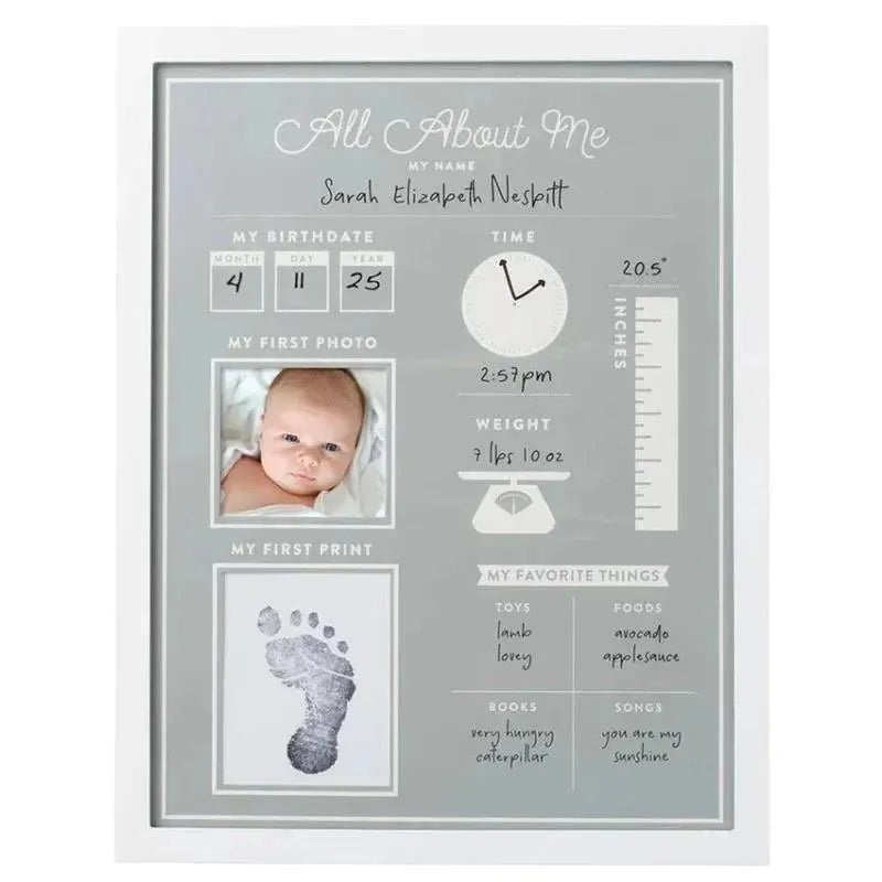 Pearhead – All About Me Baby’s First Year Frame & Clean Touch Ink Pad