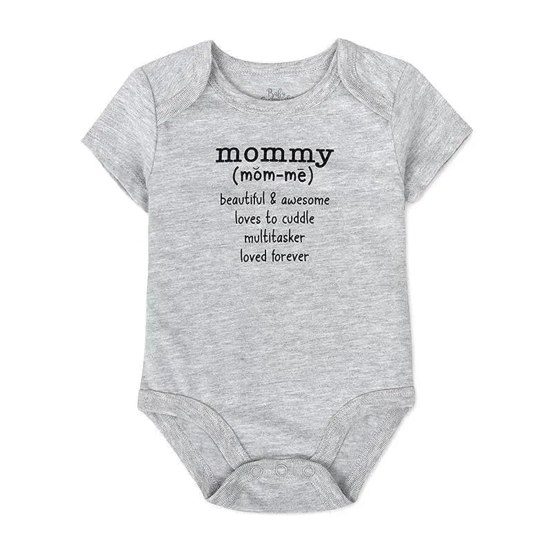 A.D Sutton – Baby Mommy Romper Grey