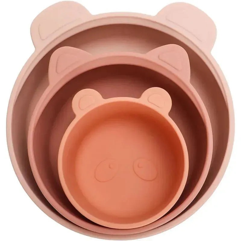 Ali + Oli – 3Pk Stackable Snack Bowl Set, Terracotta Blush