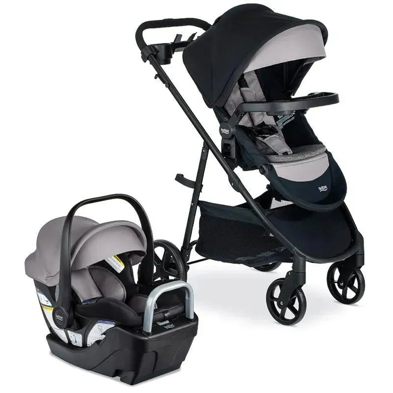 Britax – Willow Brook S+ Travel System with Alpine Anti-Rebound Base, Graphite Onyx