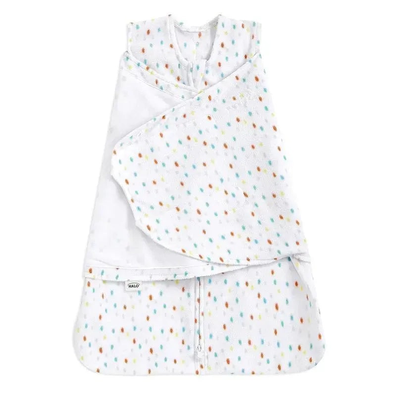 HALO – Micro-Fleece Sleepsack Swaddle, Confetti, Small, 3/6M