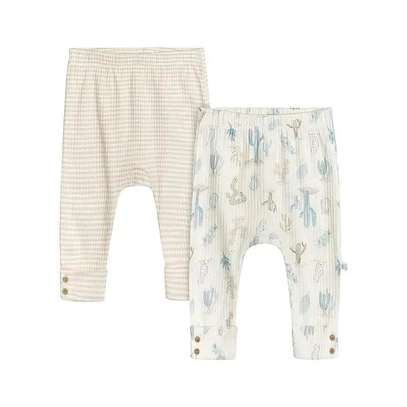 Just Born – 2Pk Baby Boy Pants, Cactus