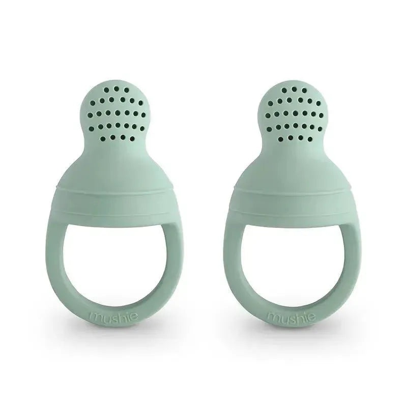 Mushie – 2Pk Silicone Fresh Food Feeder Cambridge Blue