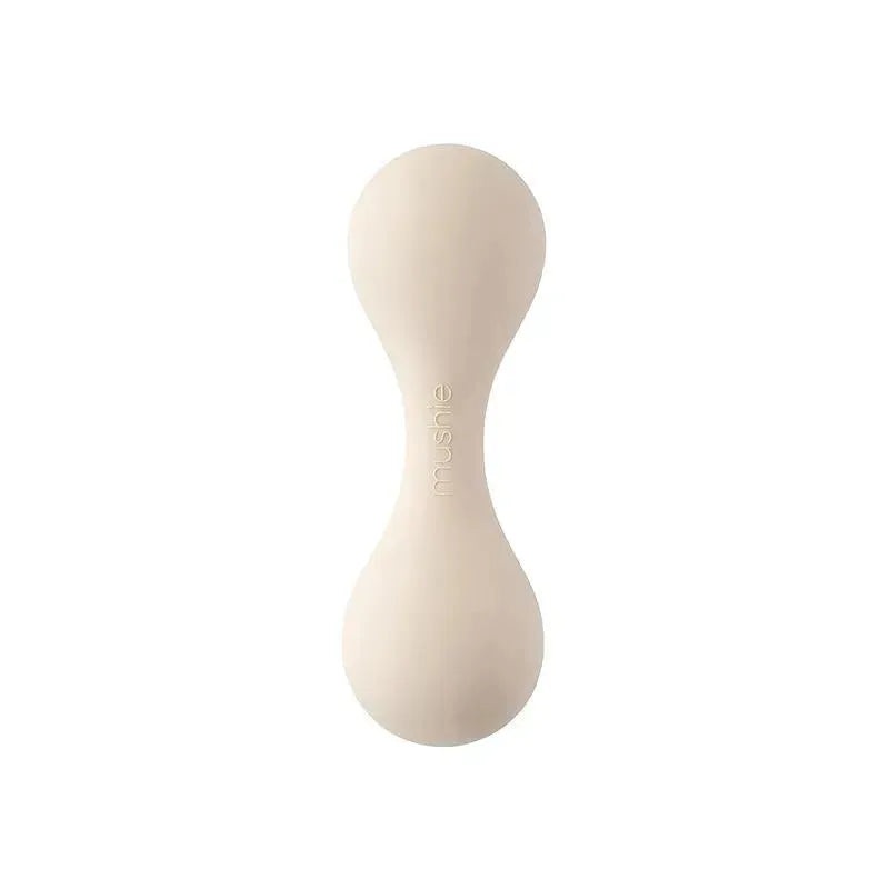Mushie – Silicone Baby Rattle Toy Shifting Sand