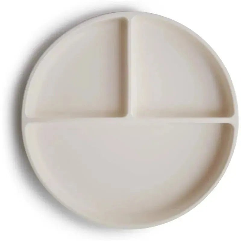 Mushie – Silicone Suction Plate Ivory