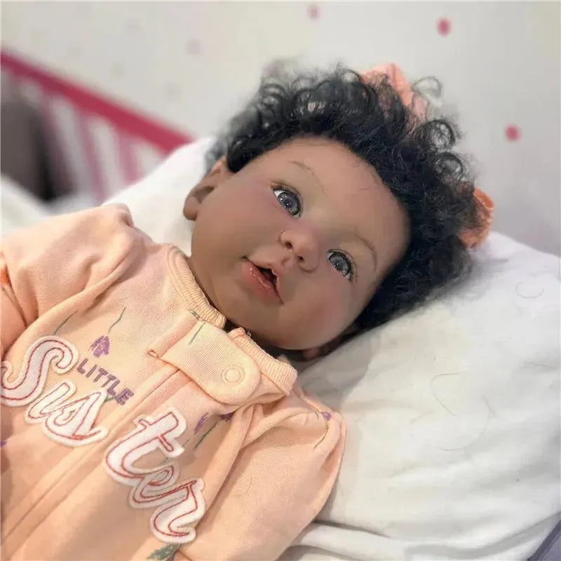 Reborn Baby Doll – African American Vinyl, Shyann 2