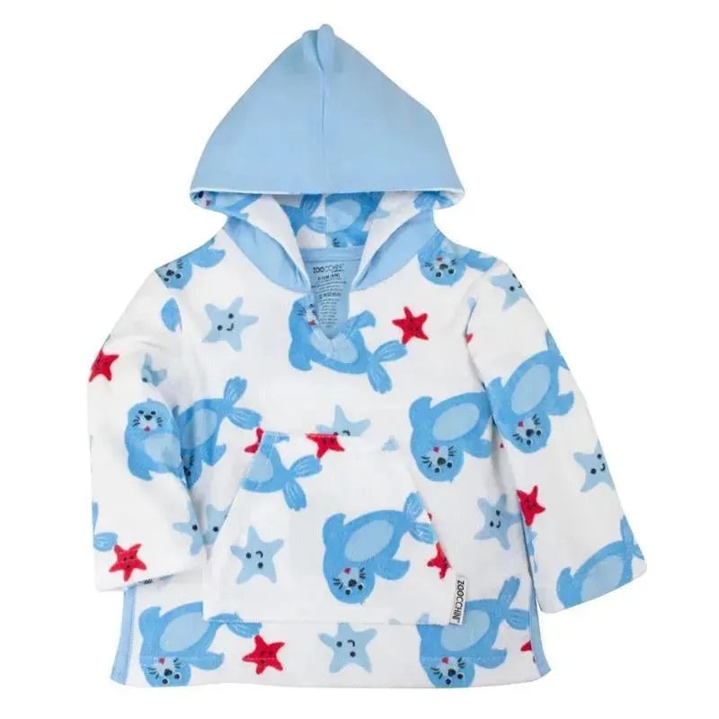 Zoocchini – Baby Terry Swim Coverup Sunny The Seal, M/L