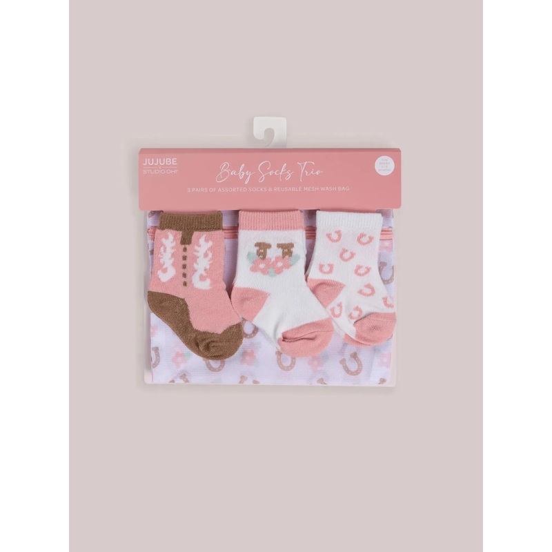 Baby Socks Trio – Bloomin’ Boot