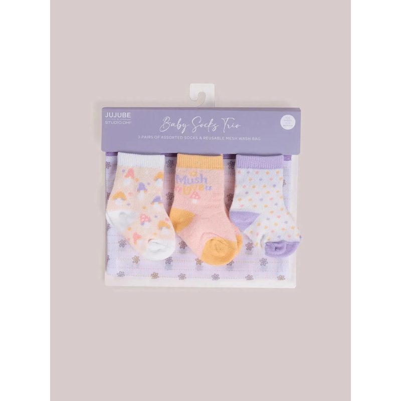 Baby Socks Trio – Mushy Love