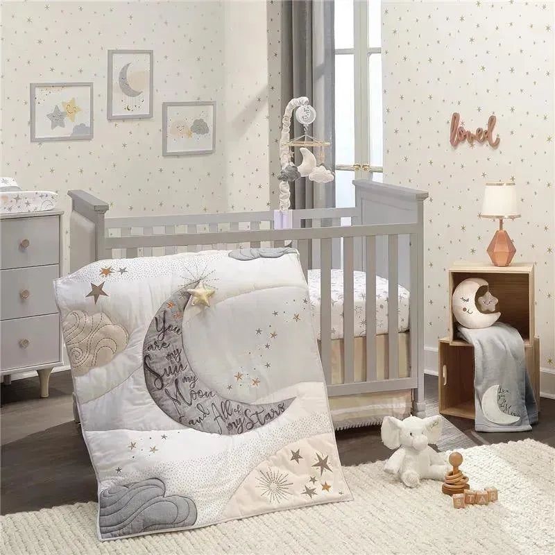Lambs & Ivy – 3Pk Goodnight Moon Baby Crib Bedding Set