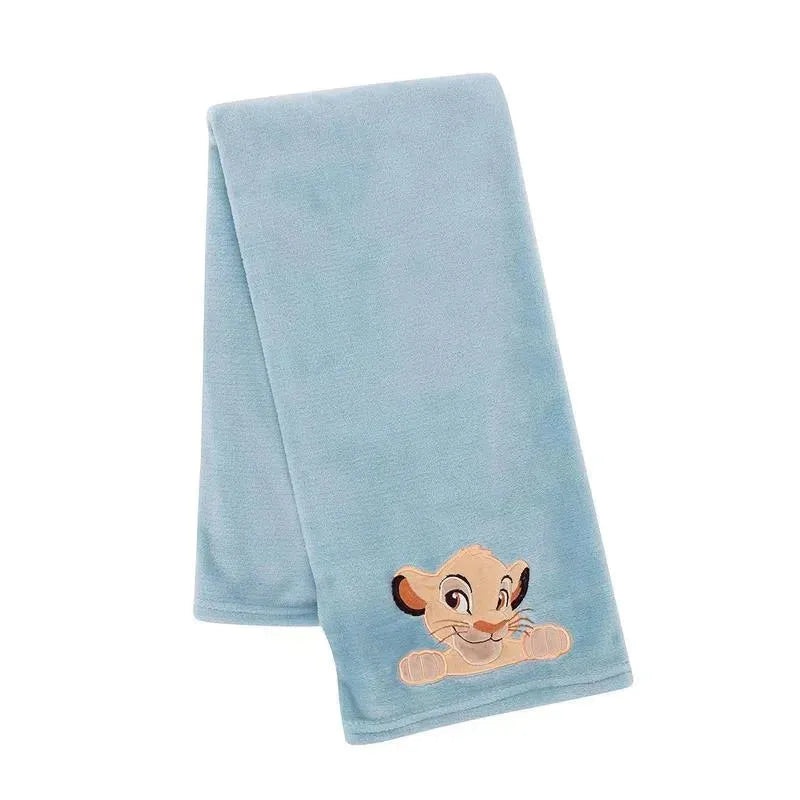 Lambs & Ivy – Lion King Adventure Baby Blanket, Blue