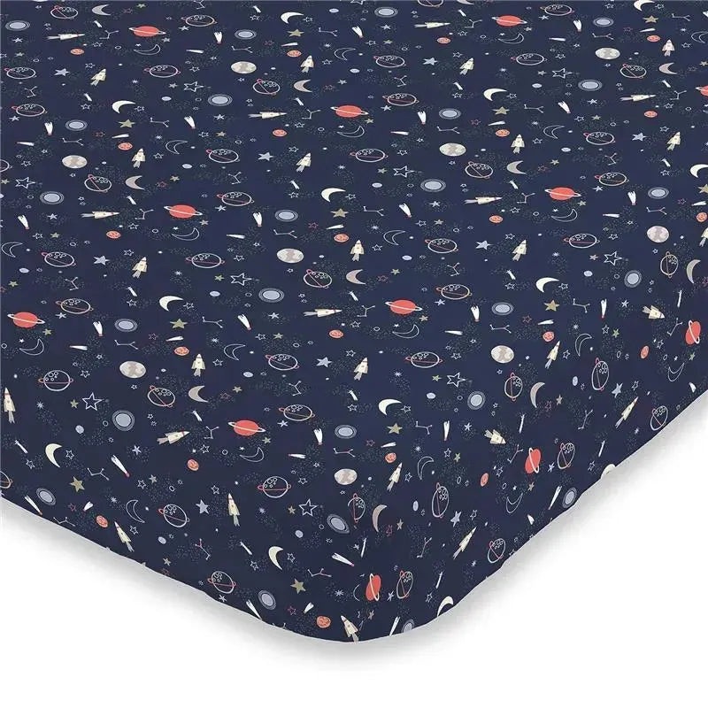 Nojo – Fitted Crib Sheet Cosmic Solar System
