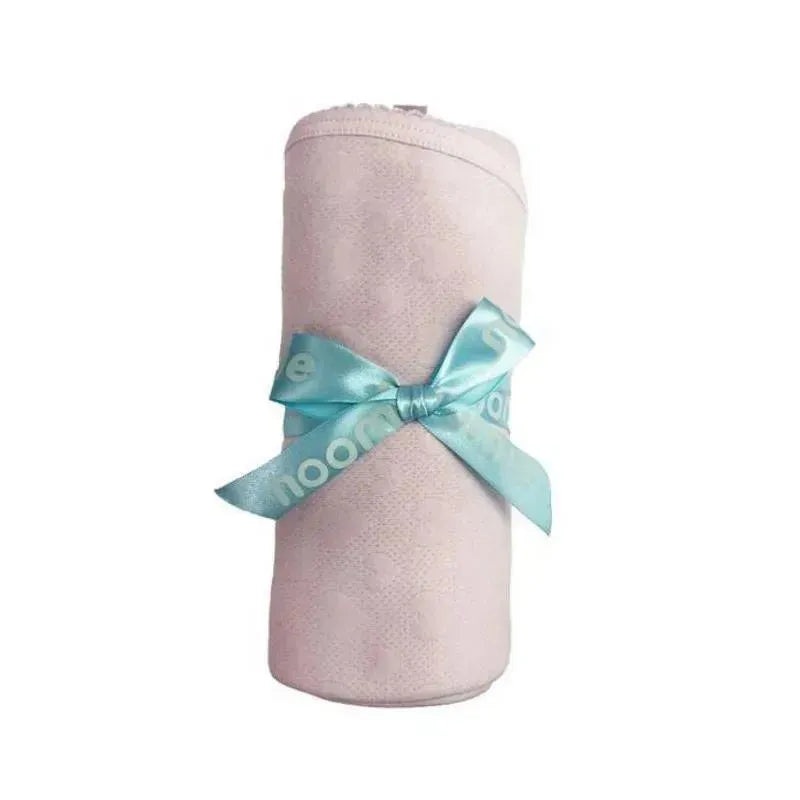 Noomie – Baby Blanket Pink Hearts Jacquard