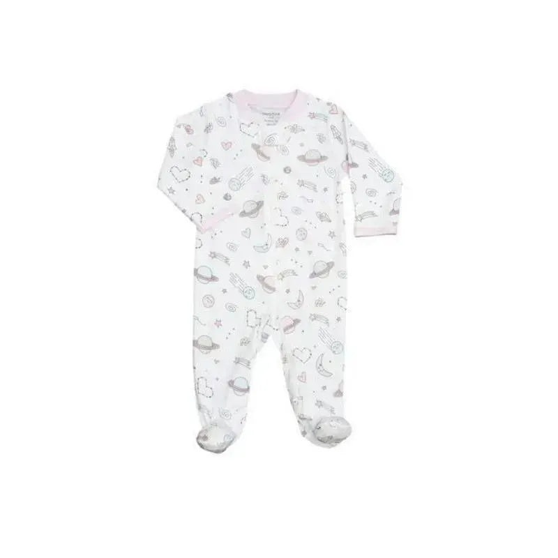 Noomie – Baby Girl Zipper Footie Universe Magic