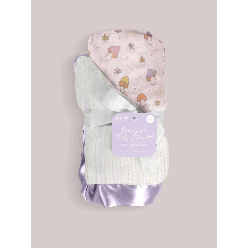 Reversible Baby Blanket – Mushy Love
