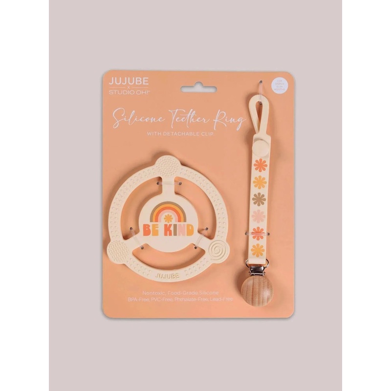 Silicone Teether Ring – Be Kind Rainbows
