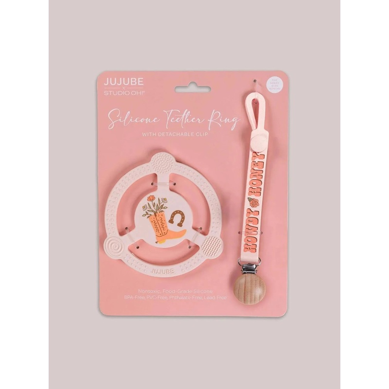 Silicone Teether Ring – Bloomin’ Boot