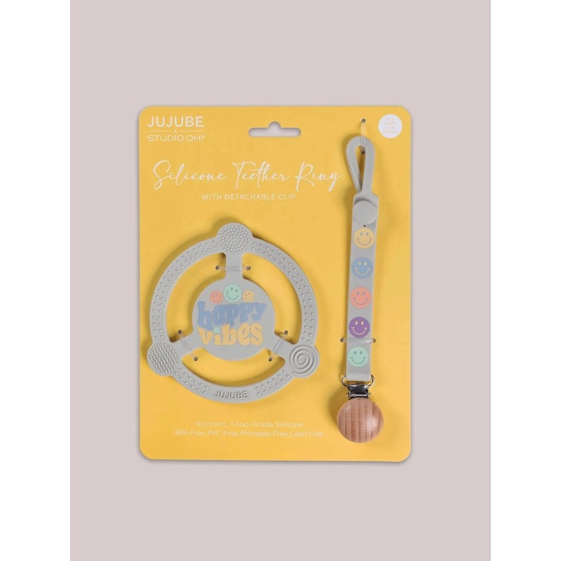 Silicone Teether Ring – Happy Baby Vibes