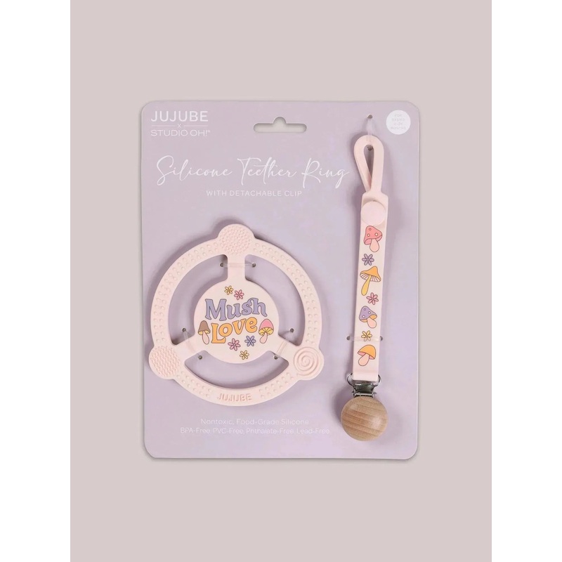 Silicone Teether Ring – Mushy Love