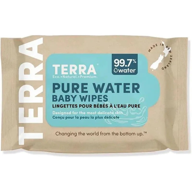 Terra – 24Ct Bamboo Water Wipes Pure New Zealand Travel Pack