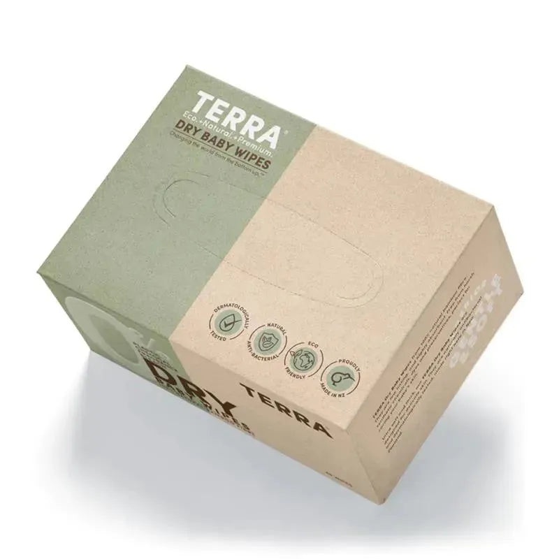 Terra – 48Ct Dry Wipes 100% Bamboo