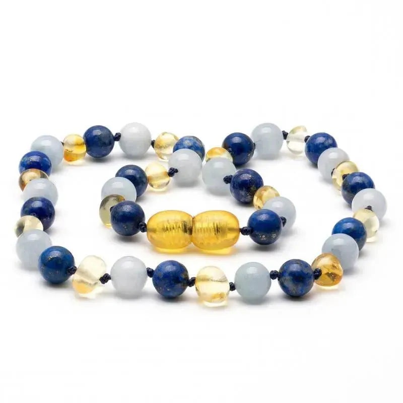 Amber Stone – Baltic Amber & Gemstone Necklace 19