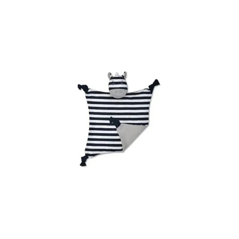 Apple Park – Zebra Print Bearl Muslin Lovey