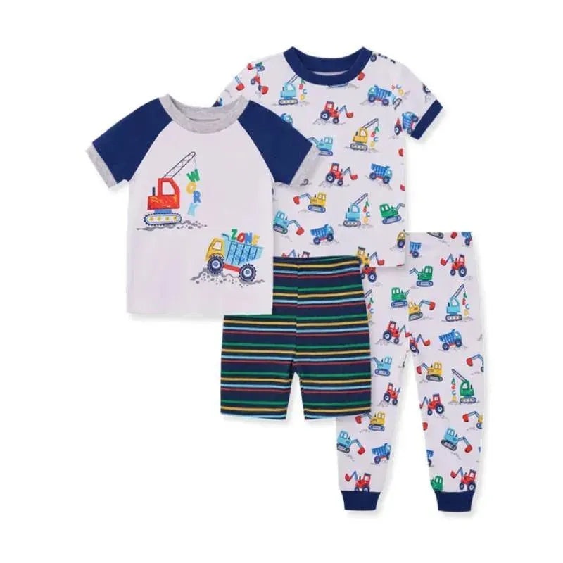 Little Me – 4Pk Baby Boys Construction Pajama Set