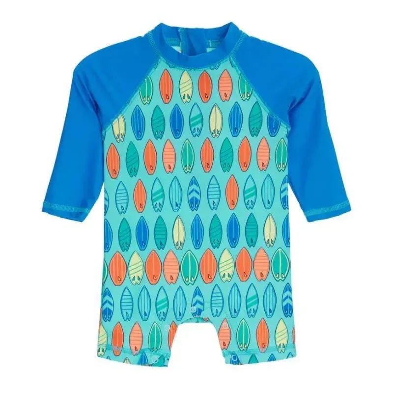 Little Me – Baby Boy Surf Long Sleeve Rashguard Suit