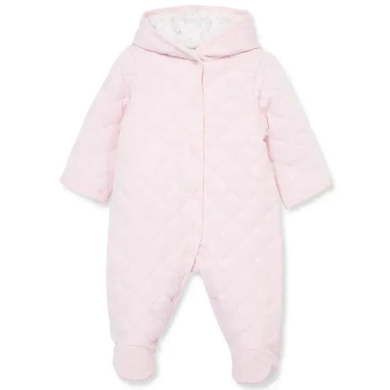 Little Me – Baby Girl Charms Quilted Pram Pink