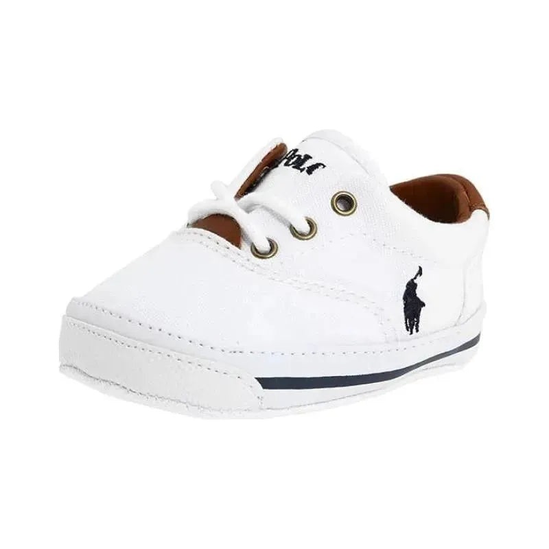 Polo Ralph Lauren Baby – Basic Vaughn White Canvas Sneaker