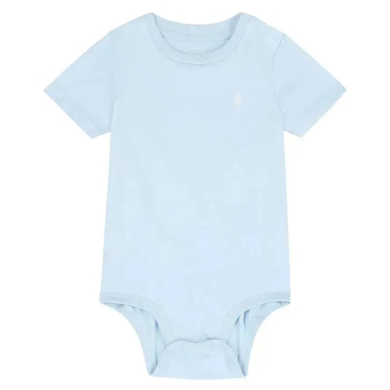 Polo Ralph Lauren Baby – Short Sleeve Jersey Knit T-Shirt Bodysuit, Beryl Blue