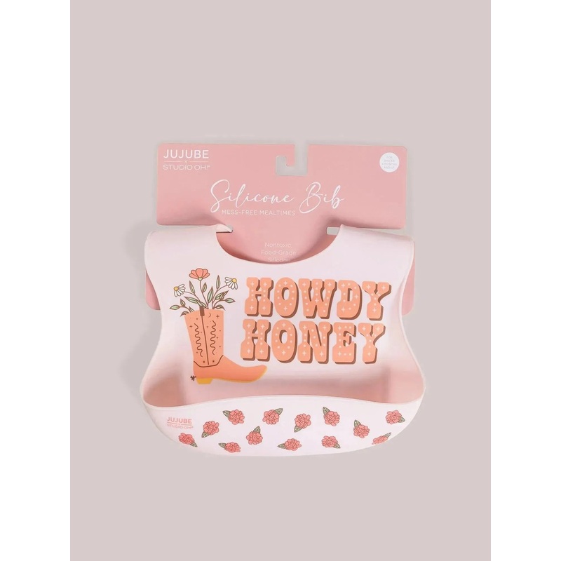 Silicone Bib – Bloomin’ Boot