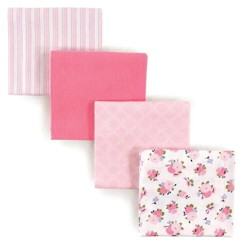 Baby Vision – 4Pk Flannel Garden Receiving Blankets