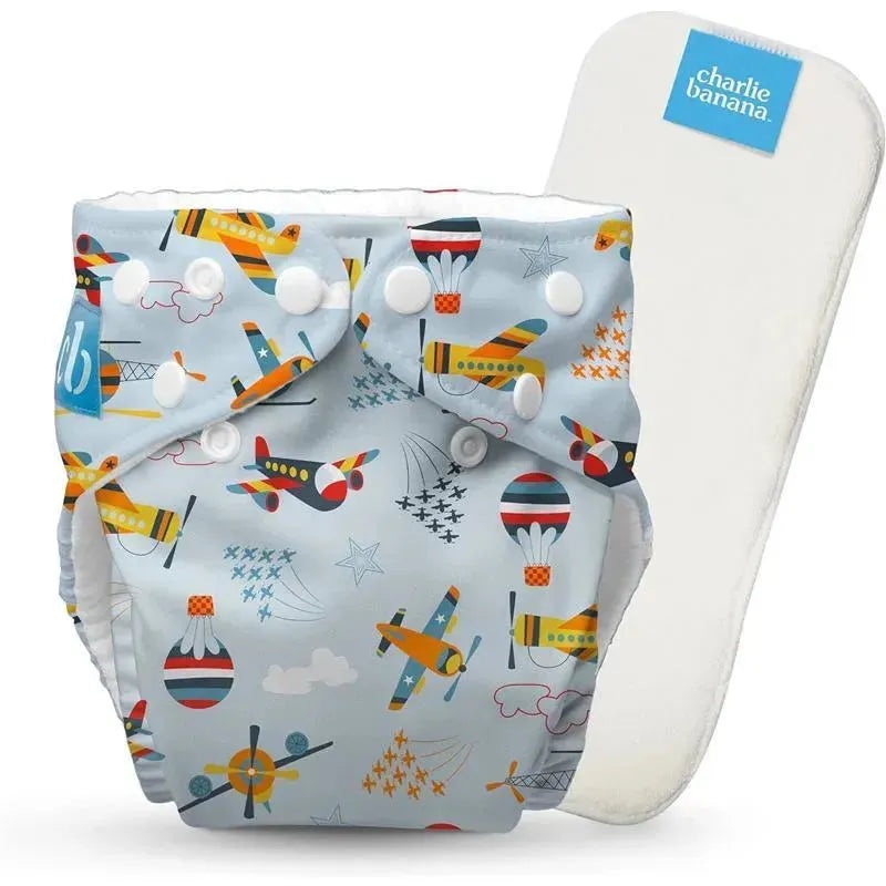 Charlie Banana – Aviator Reusable Cloth Diaper One Size