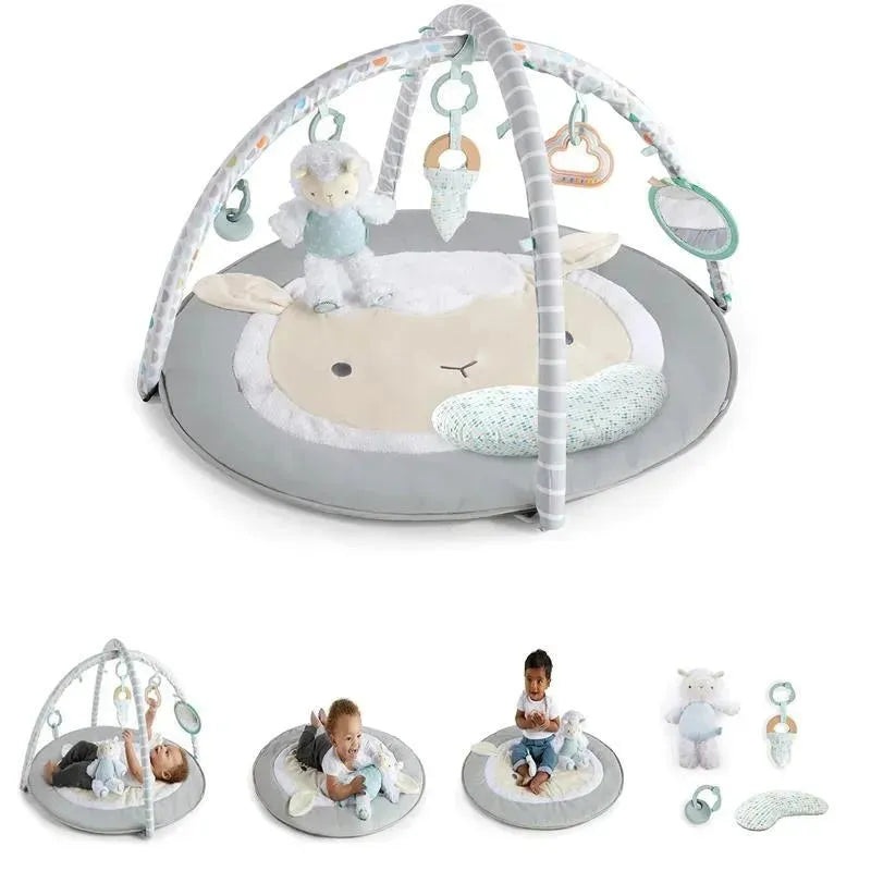 Ingenuity – Sheppys Spot Ultra Plush Baby Activity Gym & Tummy Time Mat