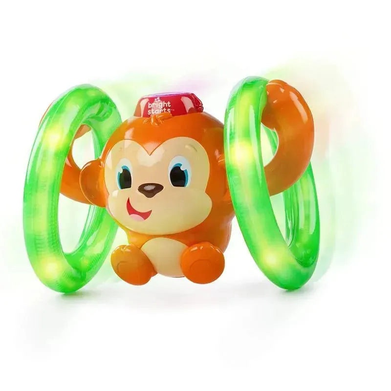 Kids II – Bright Starts Roll & Glow Monkey Crawling Baby Toy