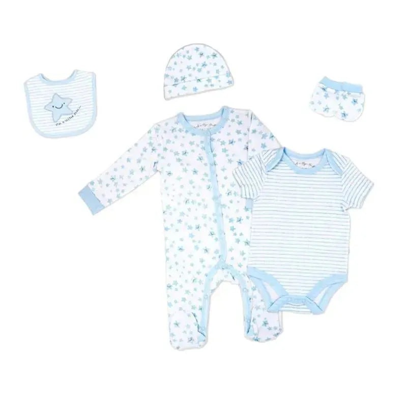 Rose Textiles – 5Pk Baby Boy Star Mesh Bag Set