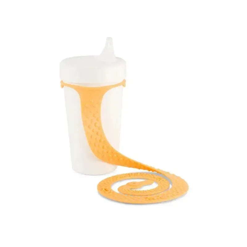 Booginhead – Silicone Sippigrip Cup & Toy Holders – Creamsicle Orange