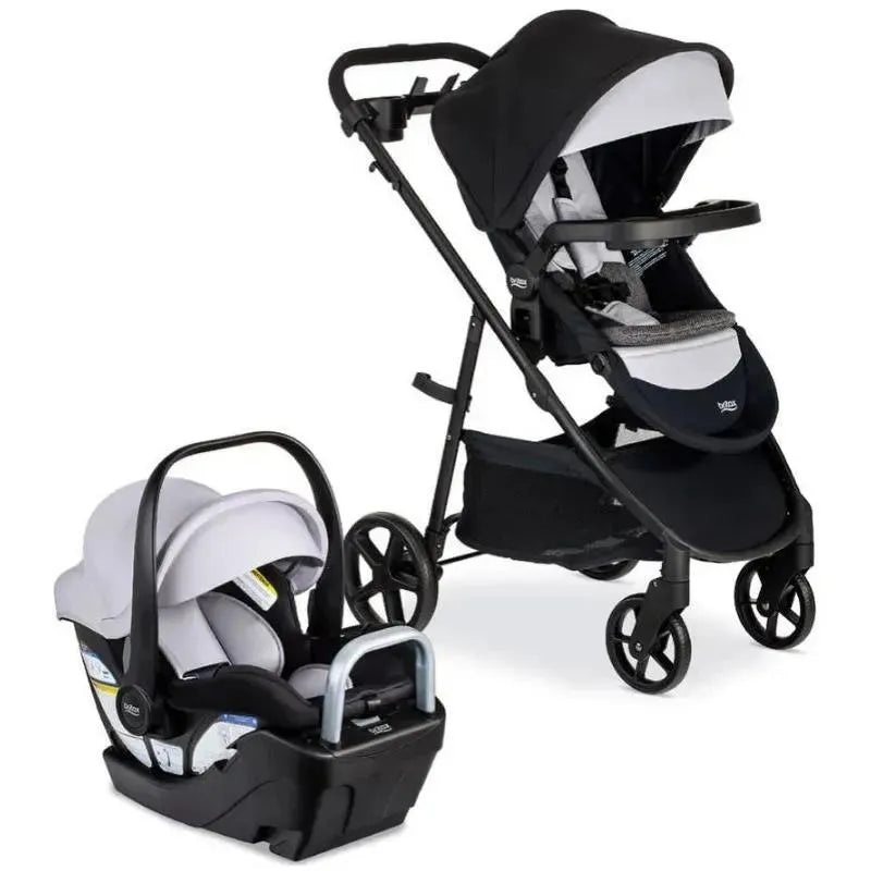 Britax – Travel System Willow Brook S+, Alpine Base,Glacier Onyx, Us