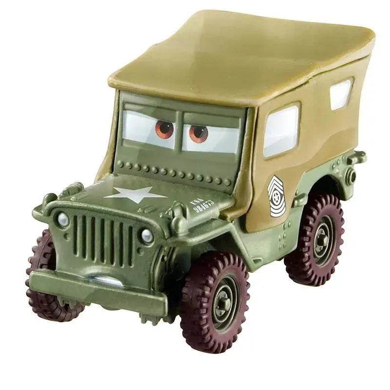 Mattel Disney Pixar Cars 3 Character Sarge, Green Military Jeep